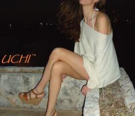 UCHI Organic Cotton Linen Asymmetrical Poncho
